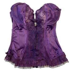 Vintage 2000's royal purple corset